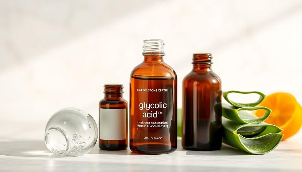 glycolic acid ingredient combinations