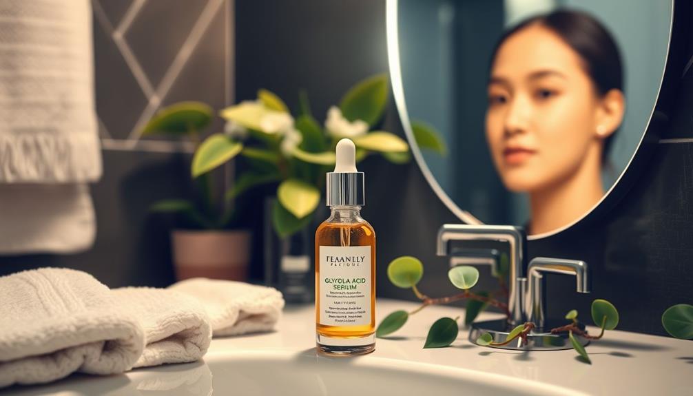 glycolic acid skincare routine
