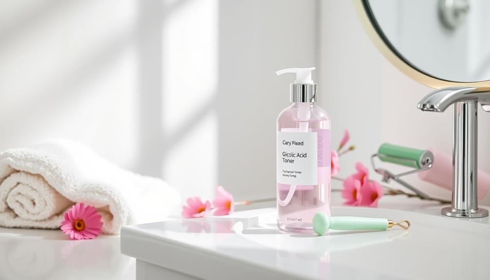 glycolic acid toner application