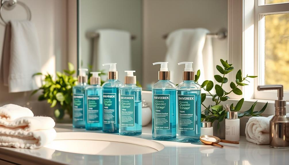 top glycolic acid toners