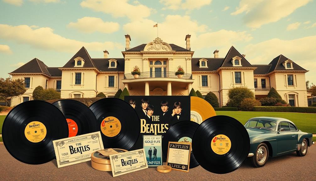 beatles achieve financial triumph