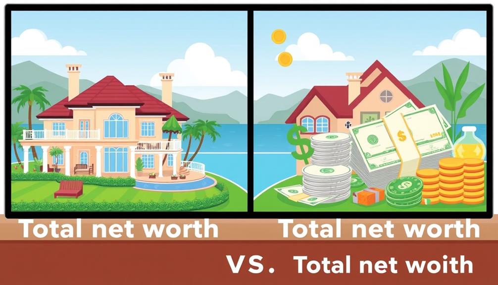 liquid versus total assets