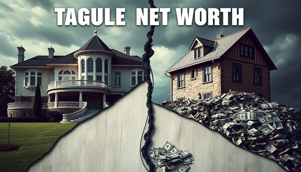 negative tangible net worth possible