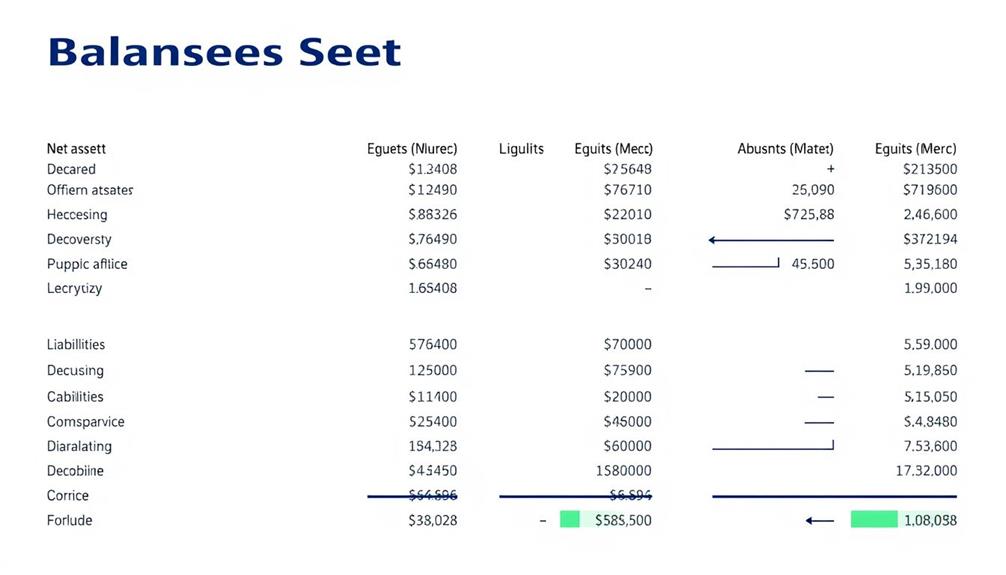 net assets impact balance sheet