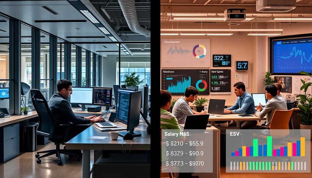 net vs esv salary comparison