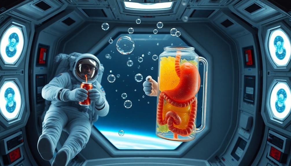 astronauts digestion in space