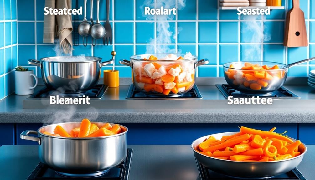 cooking techniques comparative analysis