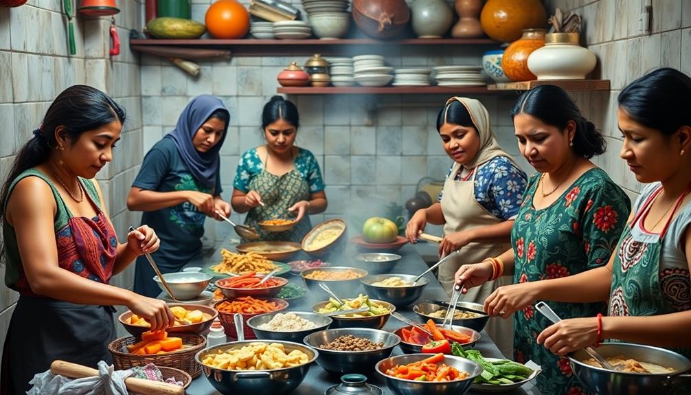 food preparation gender roles