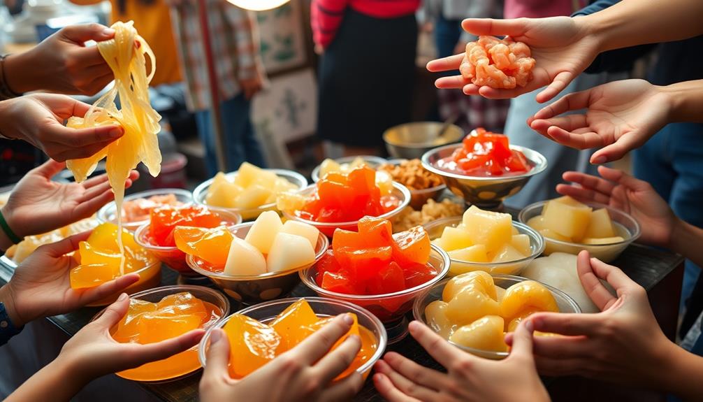 tactile sensations in cuisine