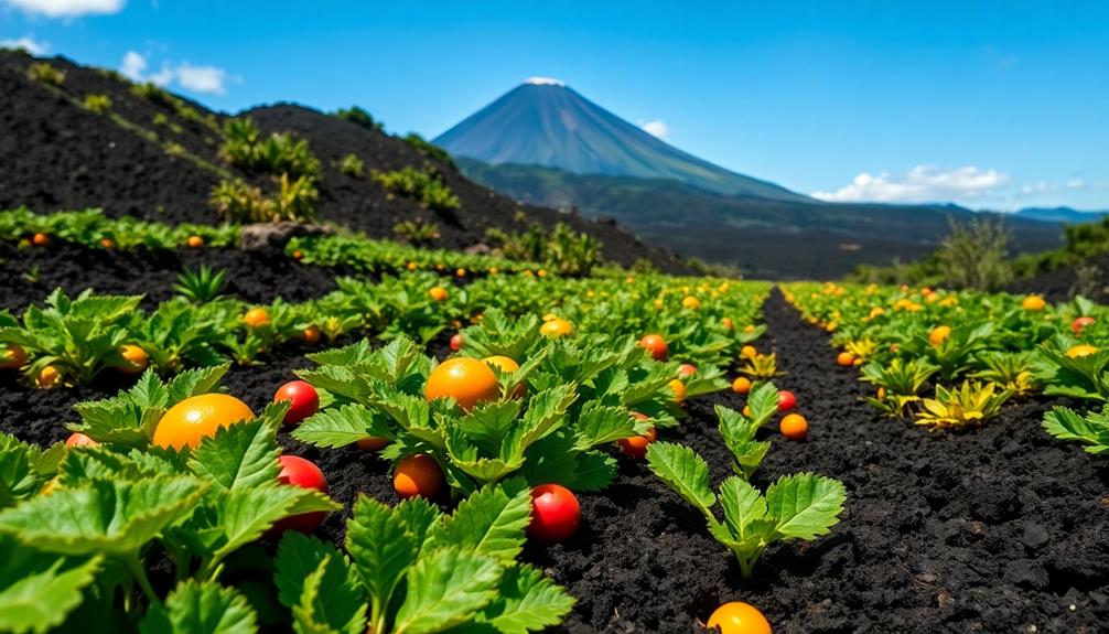 volcanic soil enhances flavors