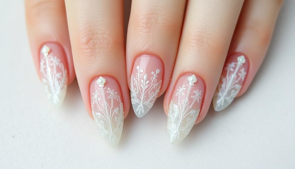 chic elegant nail design