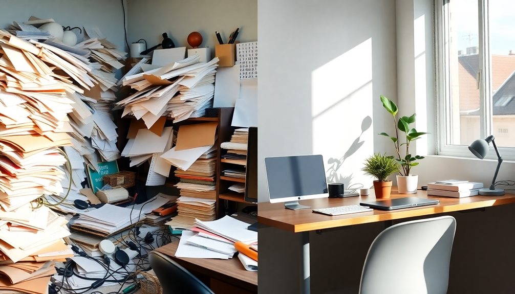 clutter affects work efficiency