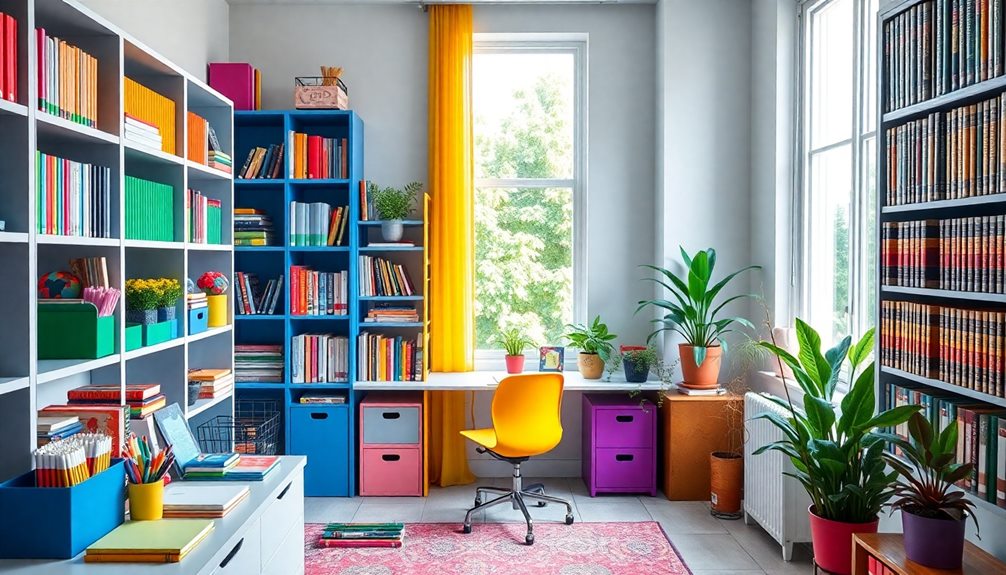 color coded organization system