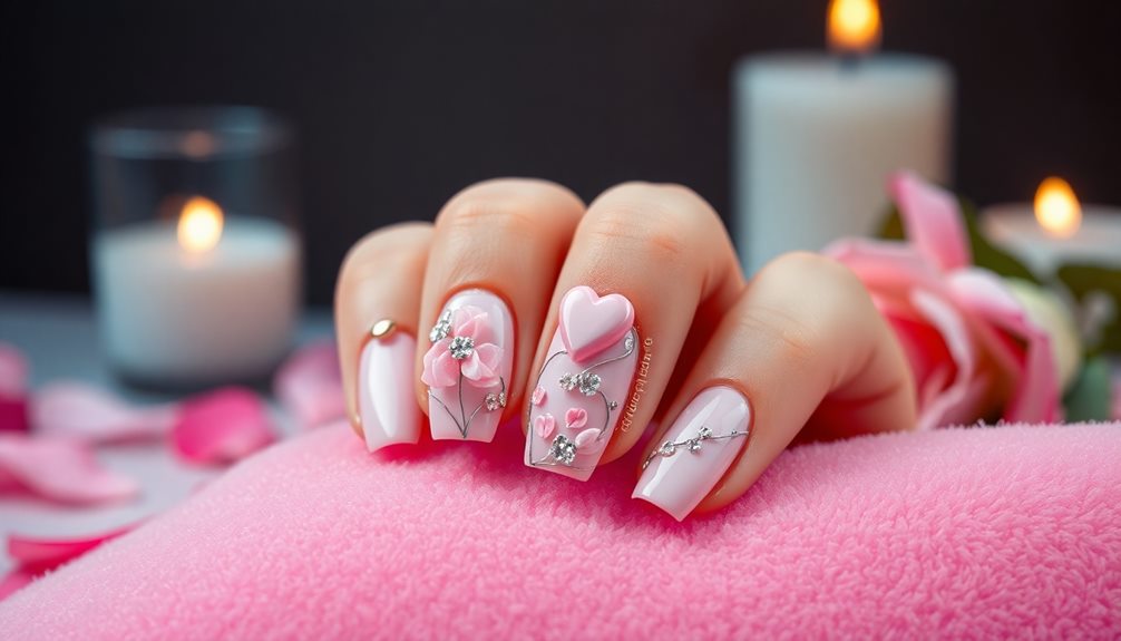 creative nail art love