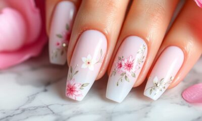 dainty ballerina nail designs