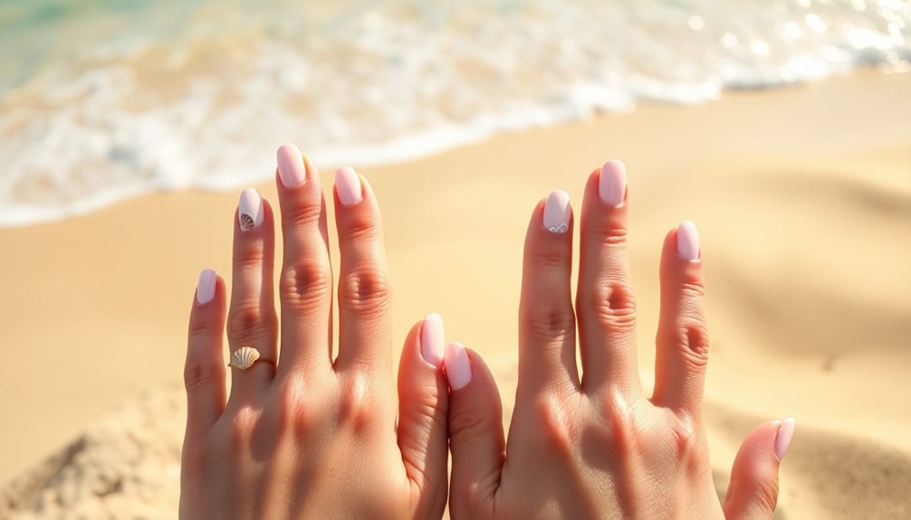 effortless summer beach nails