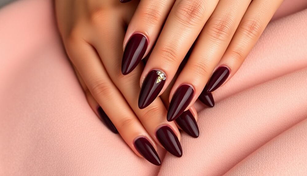 elegant classy nail art