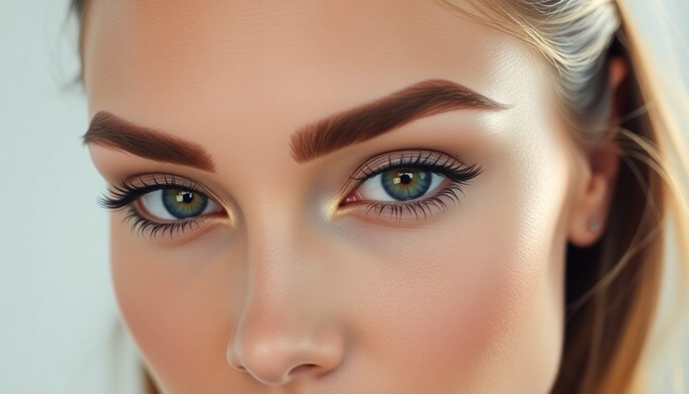 enhances facial proportions aesthetically