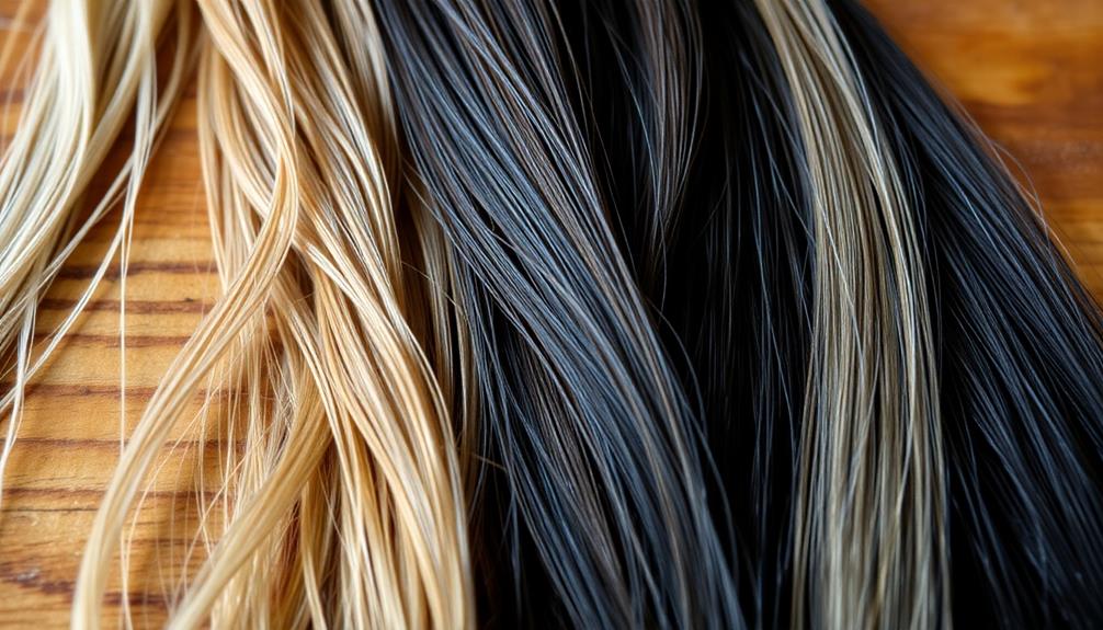 evaluating hair thickness levels