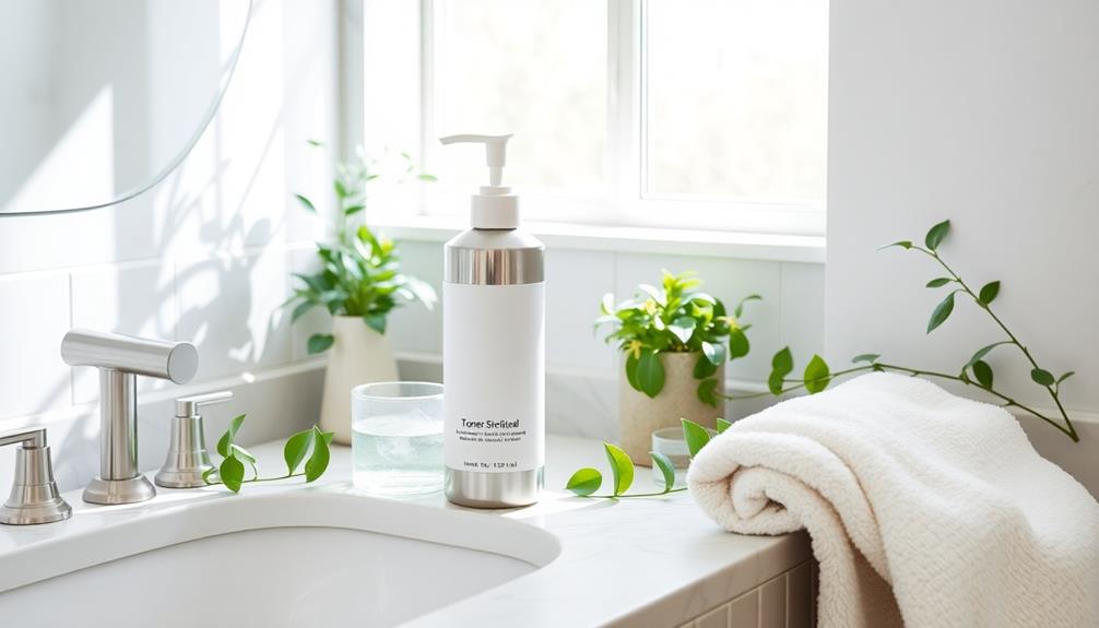 exfoliation and toning routine