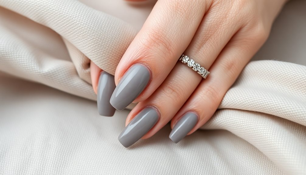 gray nails chic trendsetter