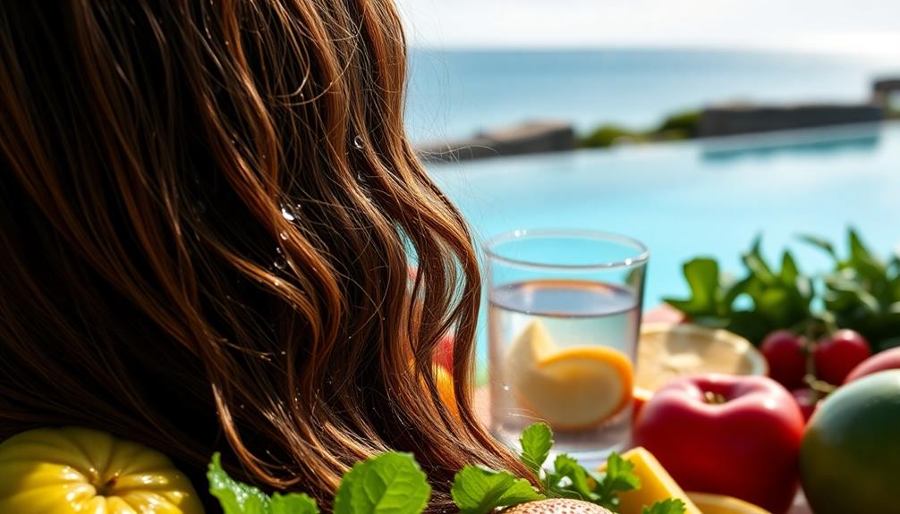 healthy hair through hydration