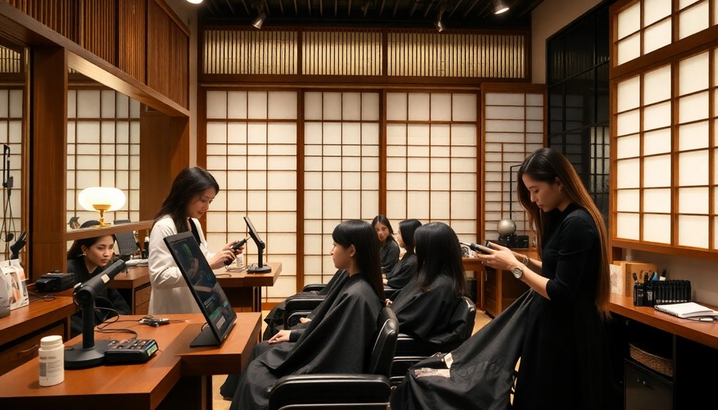 innovative japanese hair salons