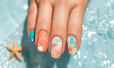 nautical nail art inspiration