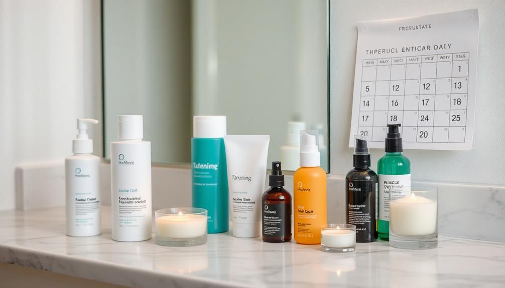 optimal skin exfoliation schedule