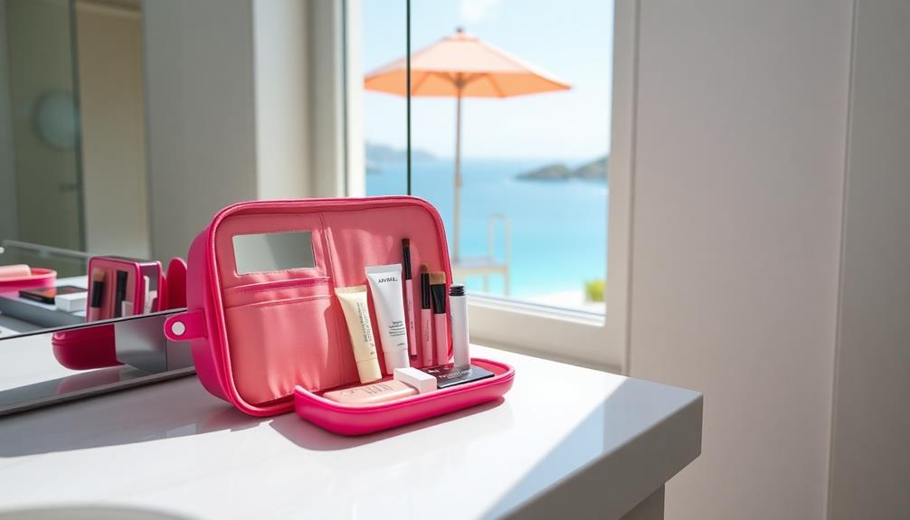 portable makeup application tips