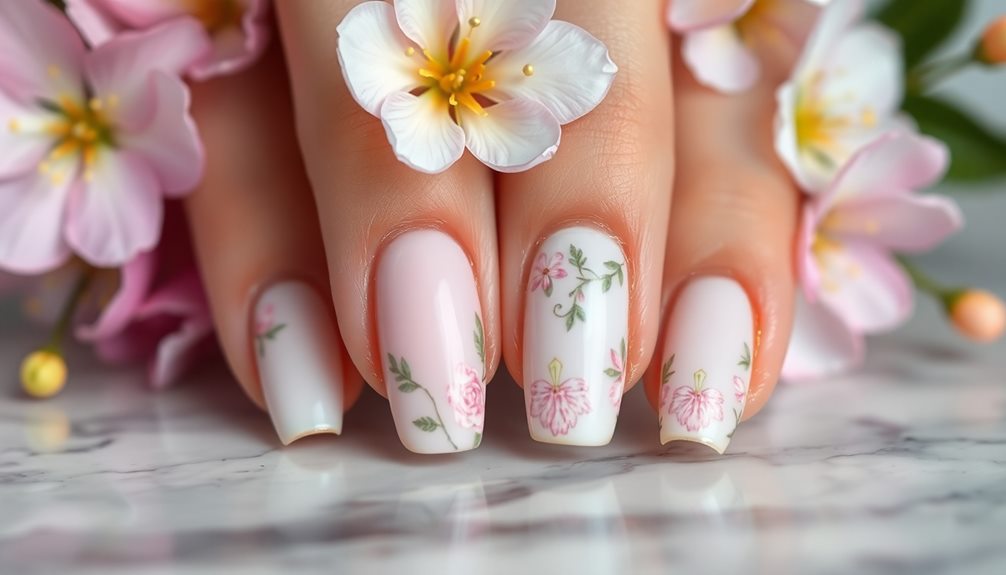 sophisticated spring nail ideas