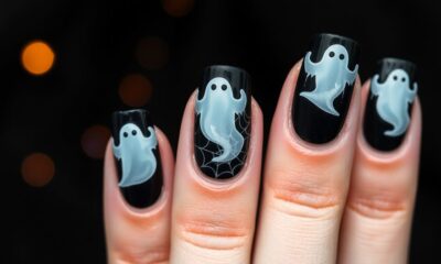 spooky halloween nail art