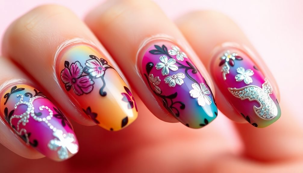 trendy almond nail designs