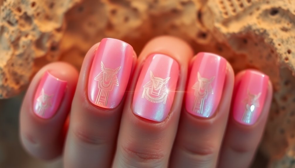 ancient egyptian nail art