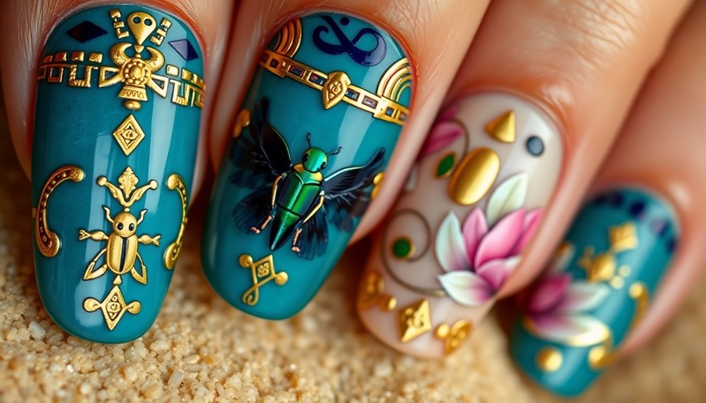 ancient egyptian nail artistry