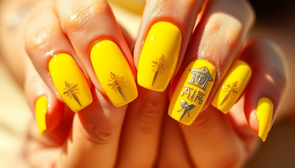 ancient egyptian nail decoration