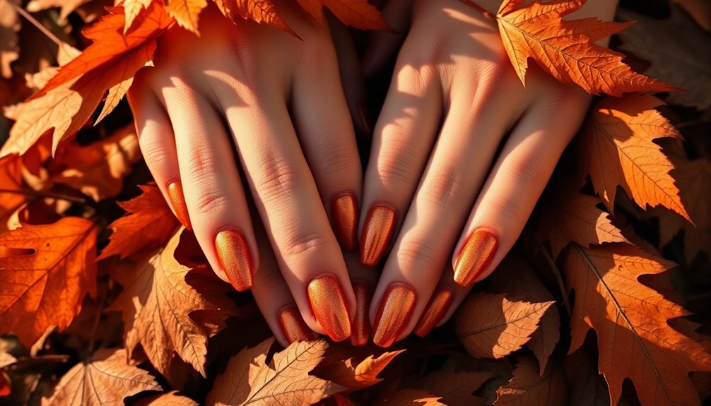 autumn s warm copper hues