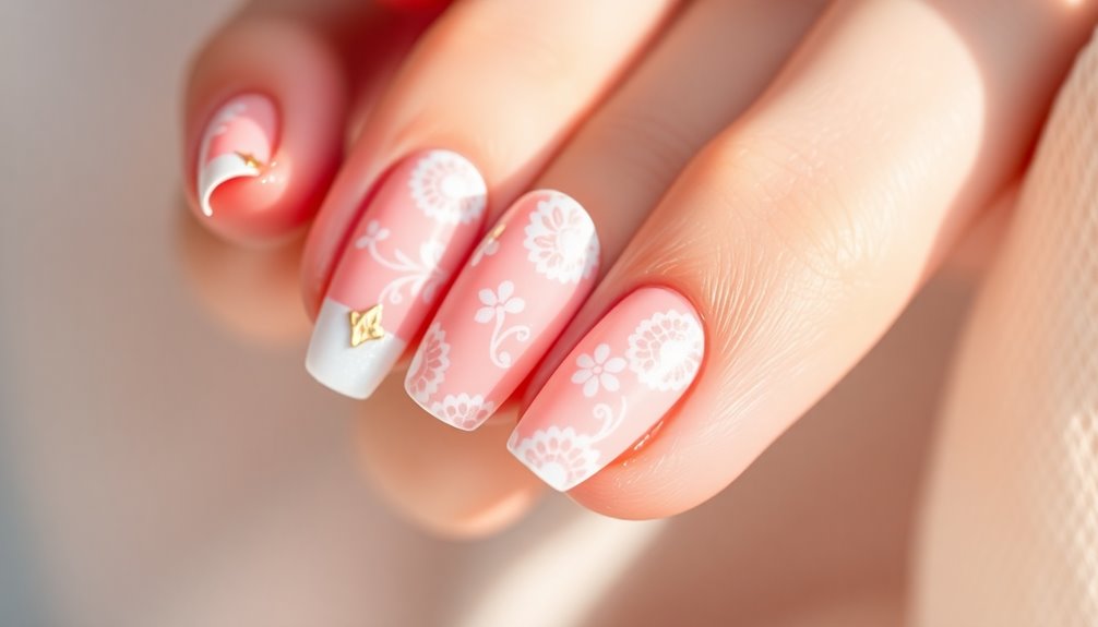 blush nails exude timeless elegance