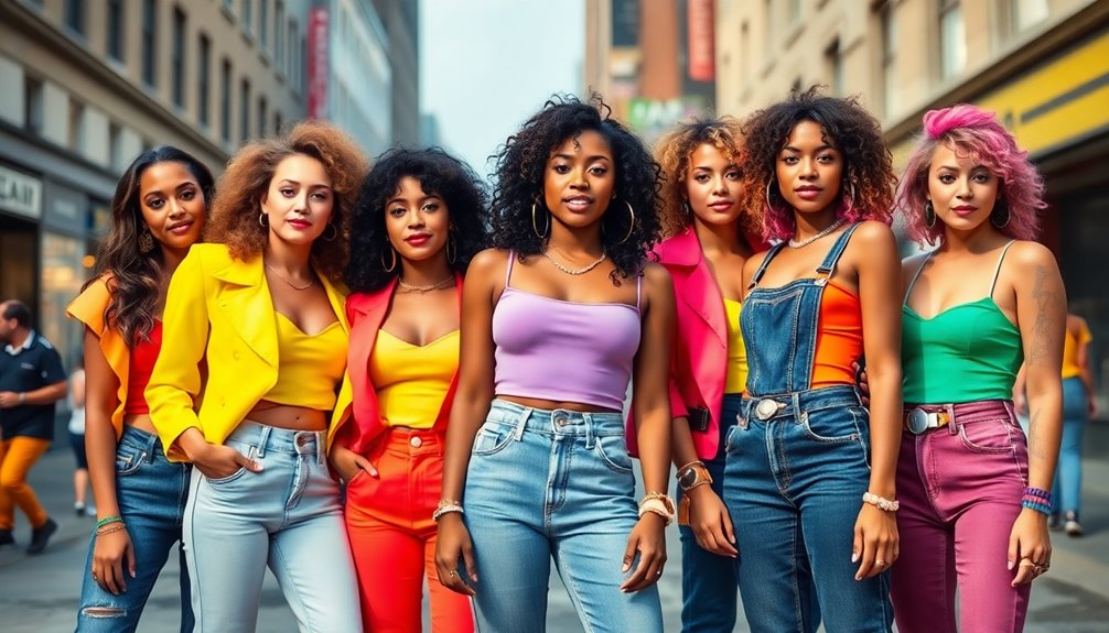 bold colors and styles