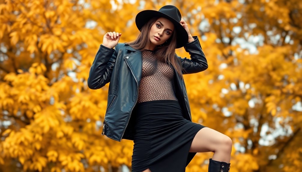 chic autumn layering techniques