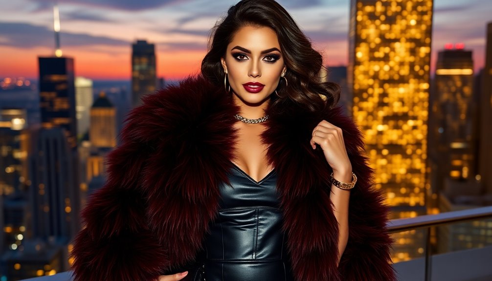 chic faux fur fashion