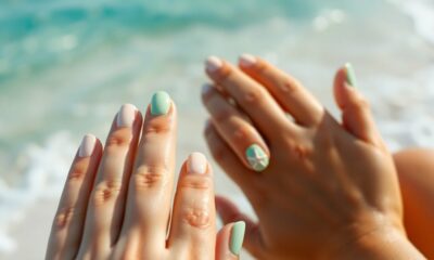 coastal beach nail inspiration