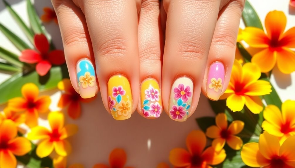 colorful summer gel ideas