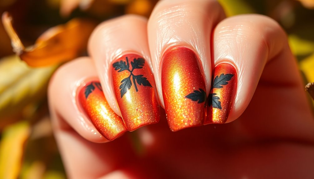 copper nail art techniques