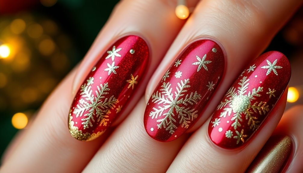 creative holiday nail designs