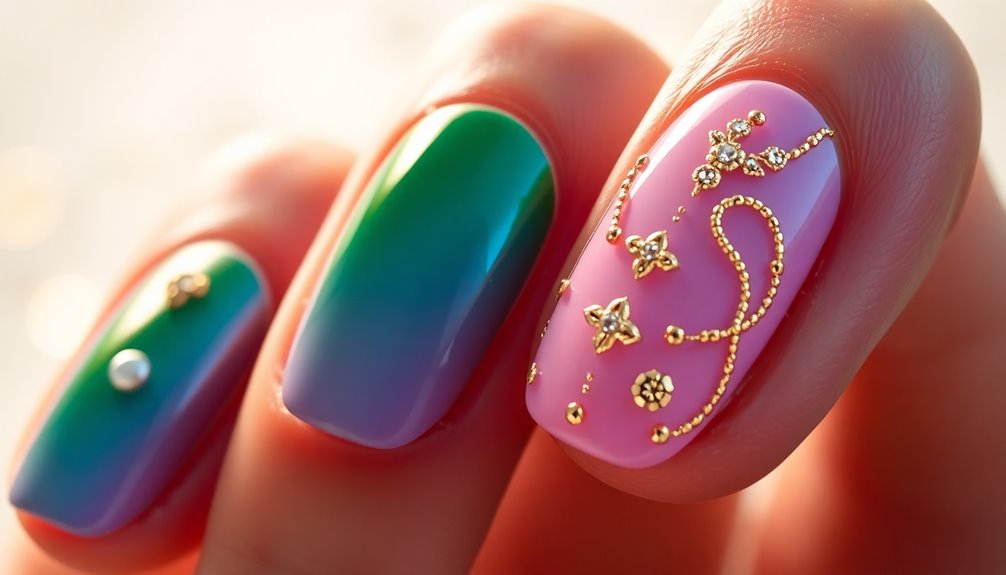 creative nail designs celebration