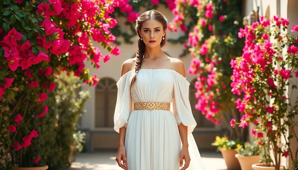 elegant grecian wedding styles