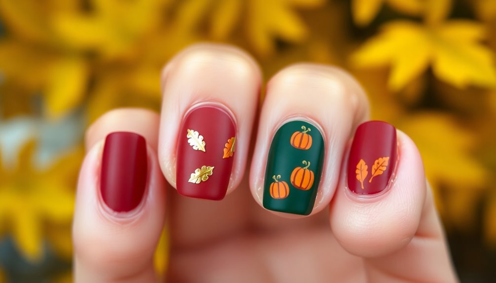 fall themed nail designs