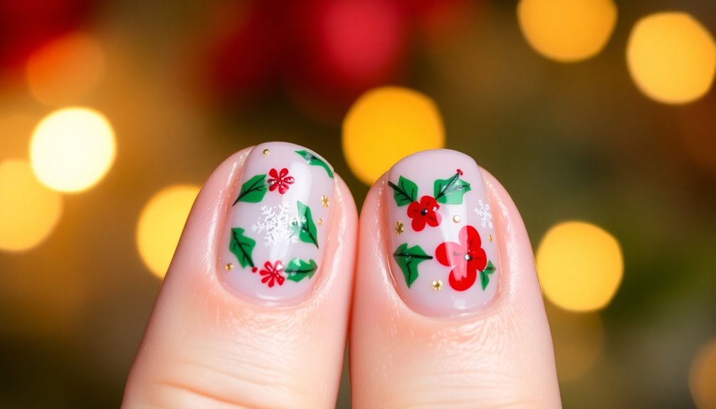 festive holiday nail designs