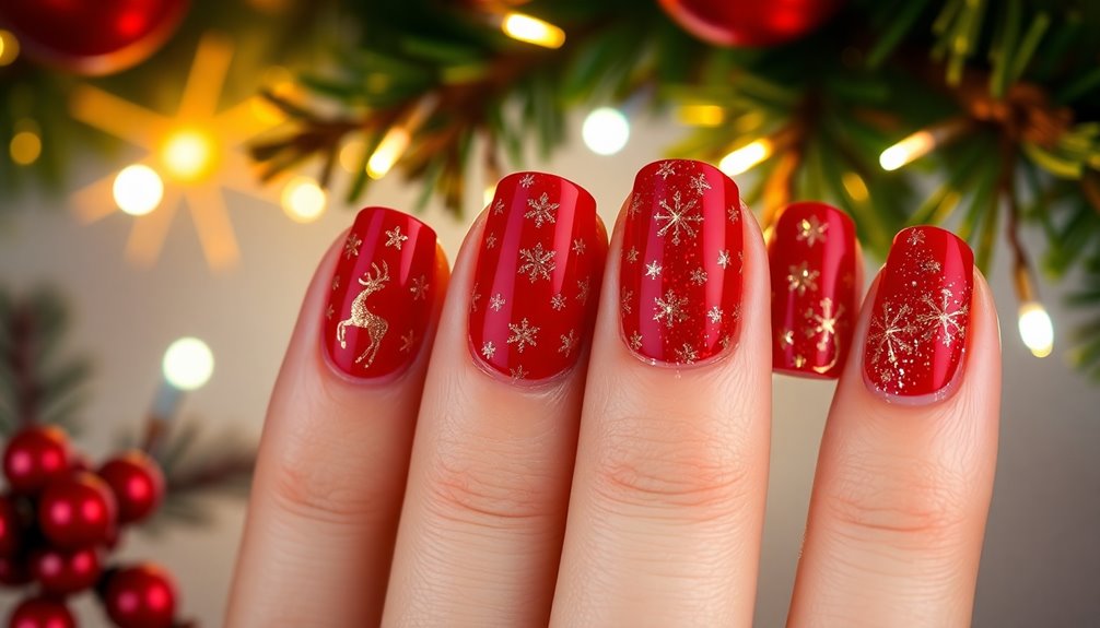 festive nail art designs